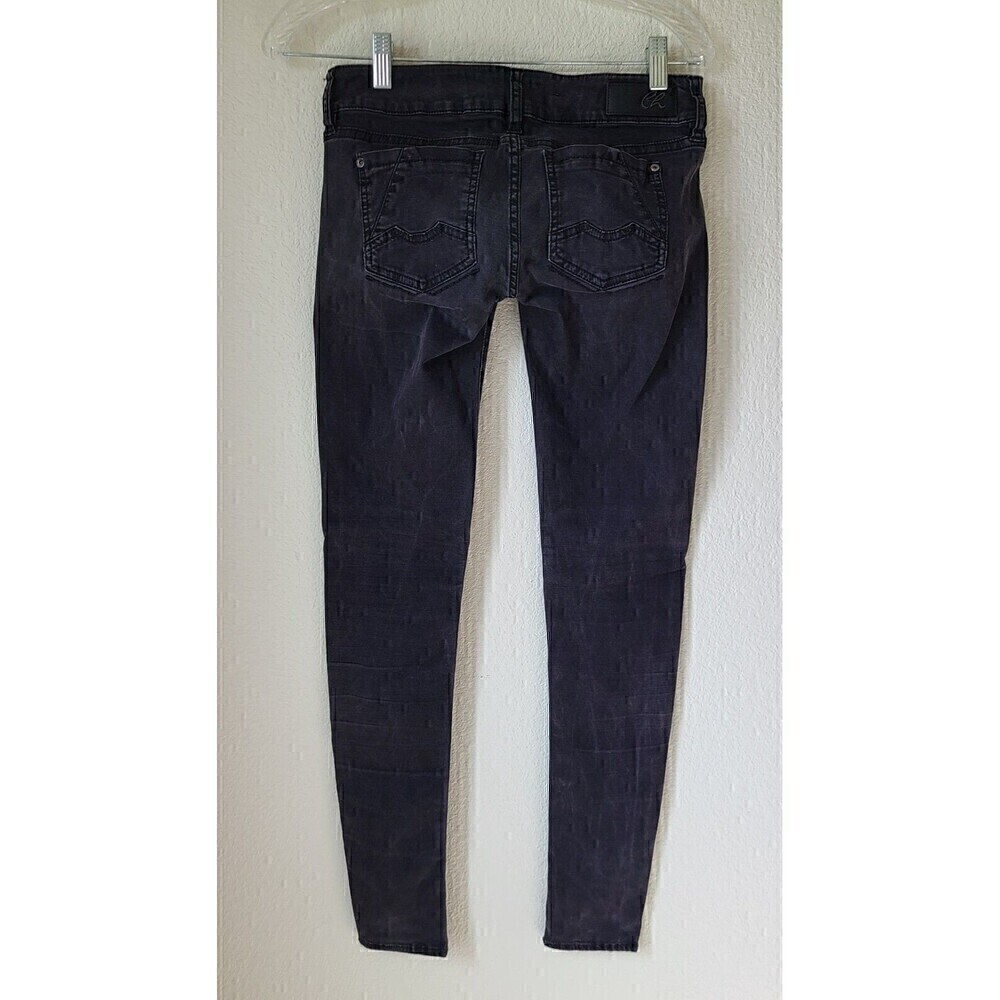Chevignon Rusty Negro Jeans Tall 8 Biker Reinforced Knee Skinny Logo‎ Motorcycle